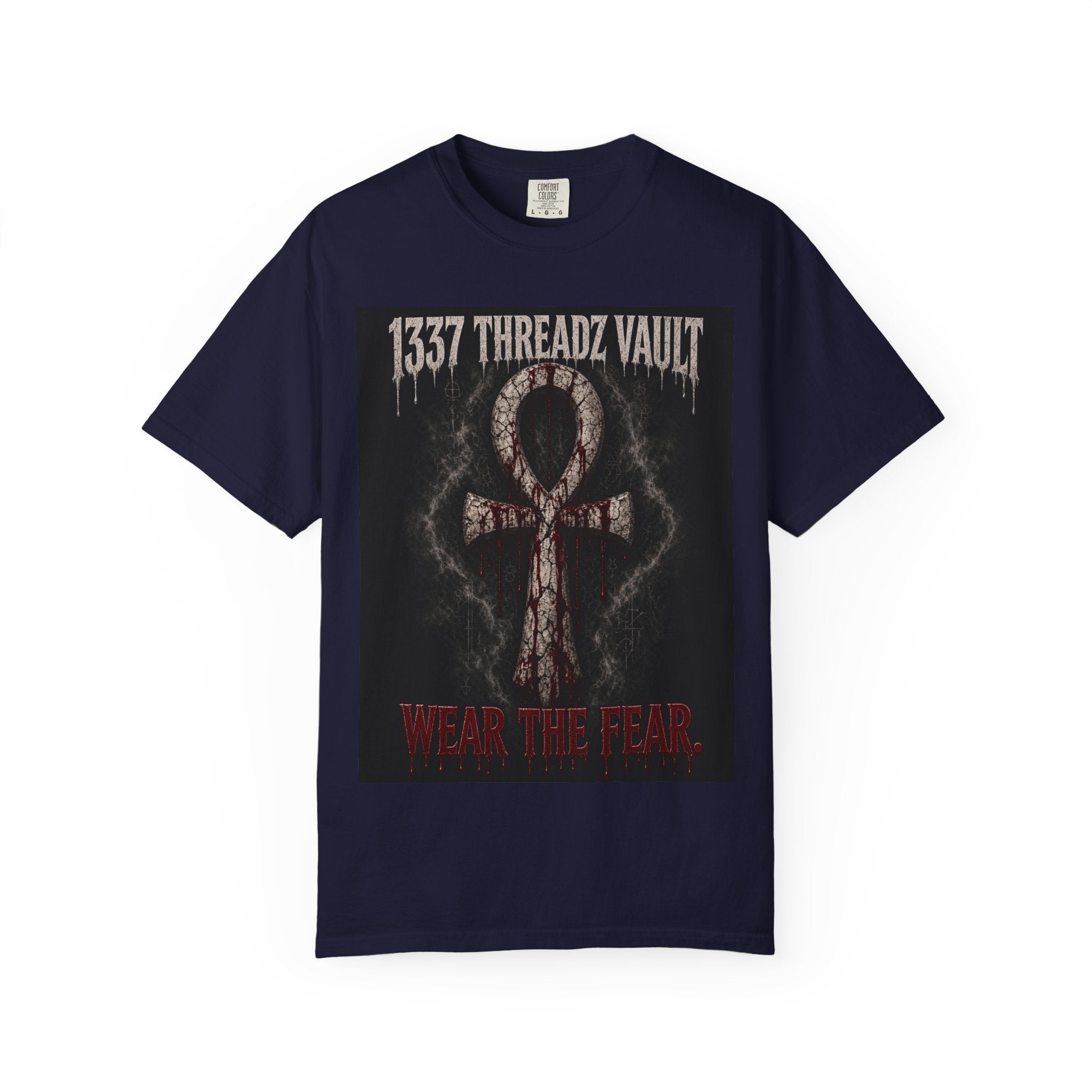 Wear The Fear T-Shirt — 1337 Threadz Vault Ankh Graphic Tee