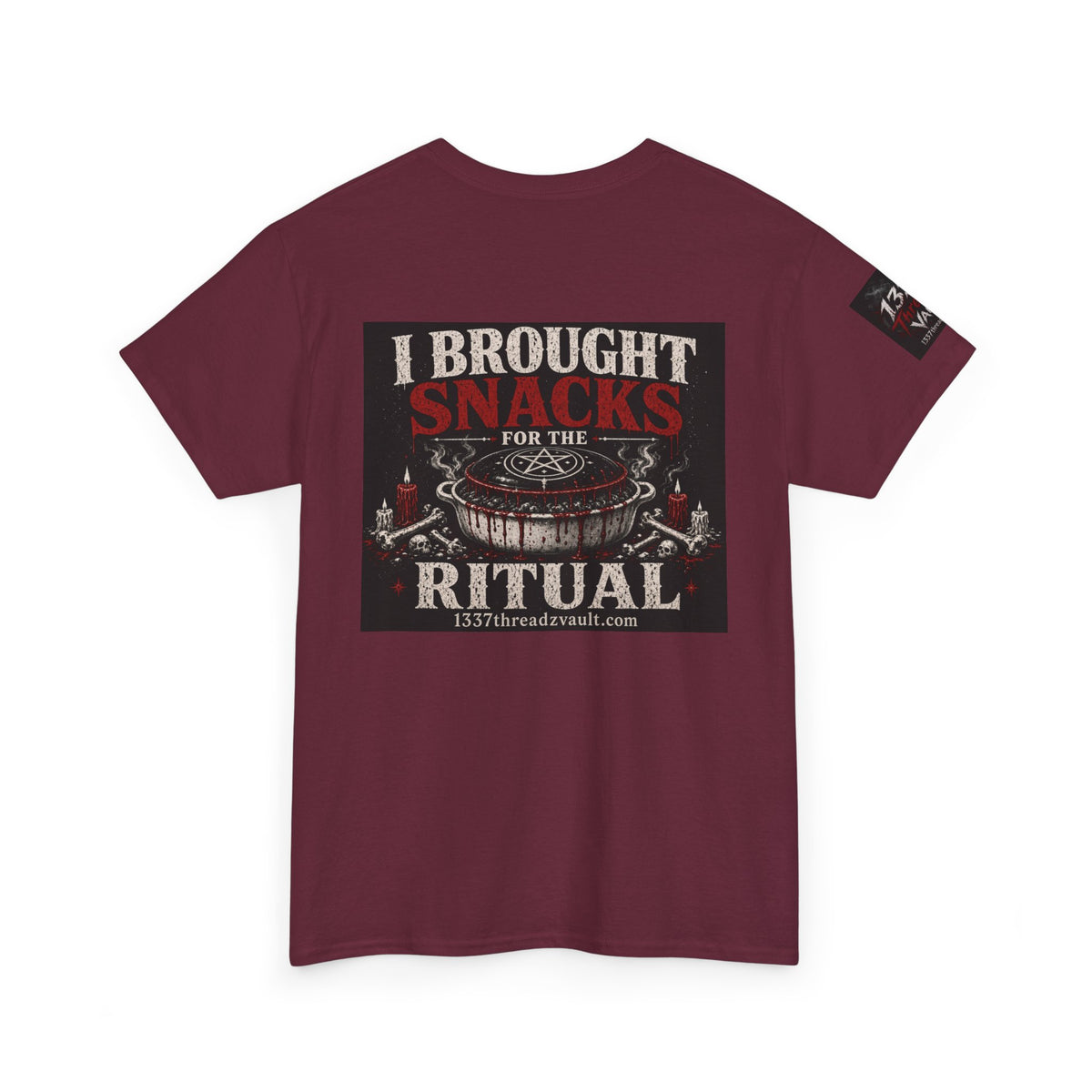 Snack Ritual T‑Shirt — “I Brought Snacks for the Ritual” Graphic Tee