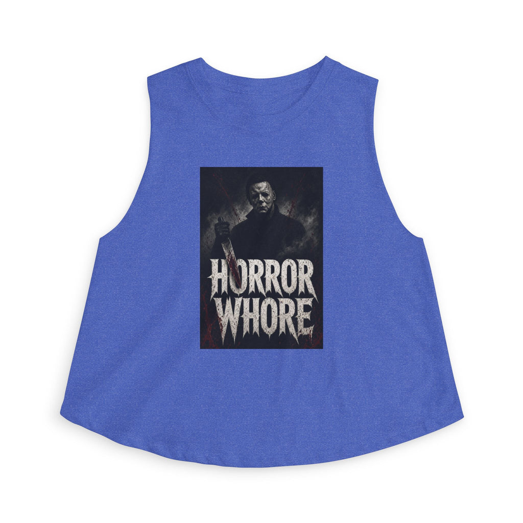 Horror Whore Crop Top — Retro M Horror Graphic