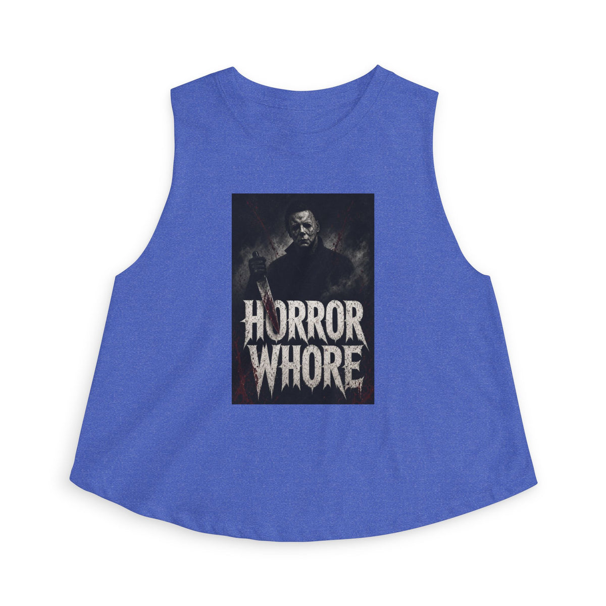 Horror Whore Crop Top — Retro M Horror Graphic