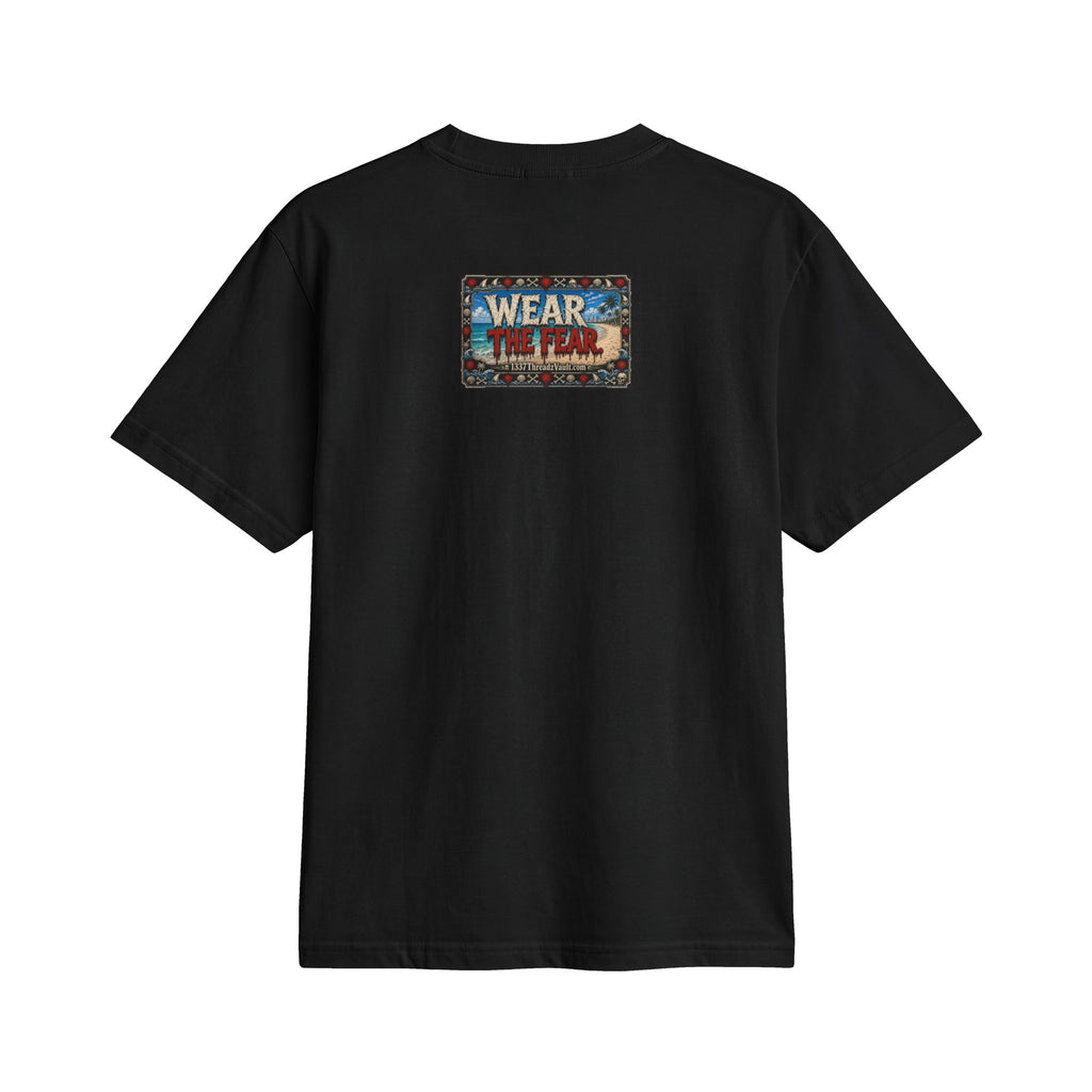 Beach Life Graphic Tee — "Wear The Fear" Surf Vibe T-Shirt