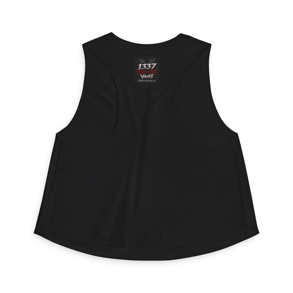 Horror Whore Crop Top — Retro M Horror Graphic