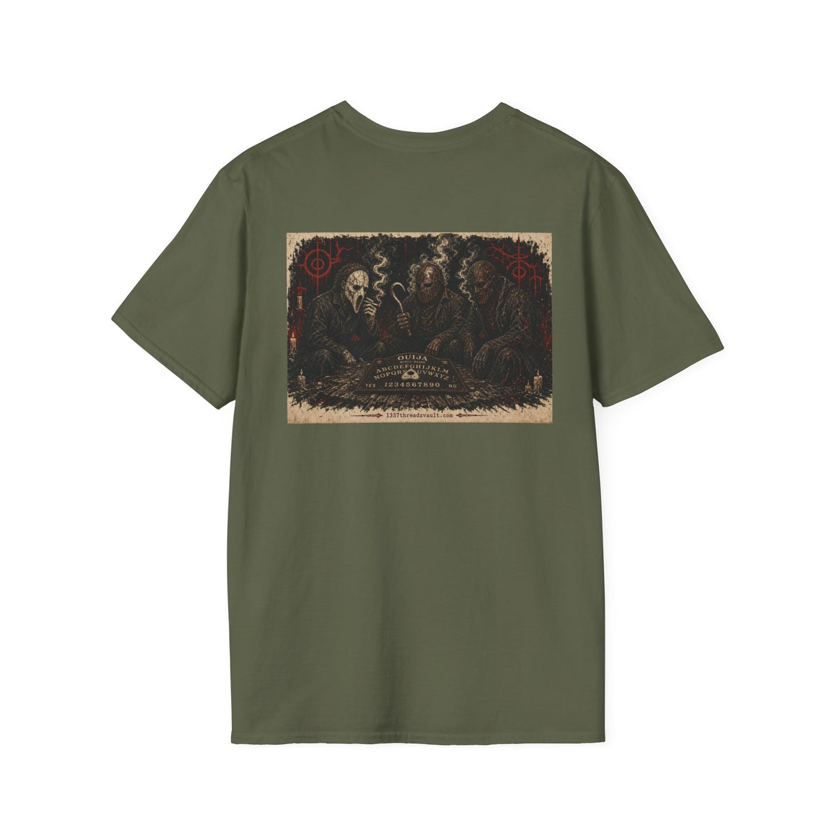 Wear The Fear Round Logo T‑Shirt — Wicked Ouija Party T-Shirt